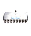 Divisor RF Wilkinson 8 vías. 800-2500Mhz N-Hembra