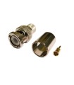 Conector BNC Macho para LMR400 Crimpar