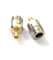 Conector N hembra - RP SMA Hembra (Pin macho)