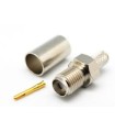 Conector SMA (Hembra pin Hembra) Crimpar LMR195